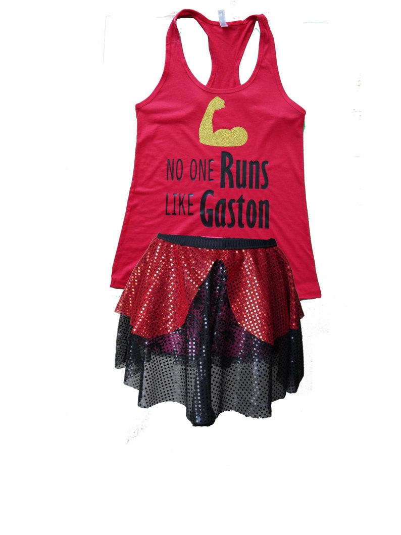 Gaston Running Costume Gaston Costume Fairy Tale Shirt Etsy