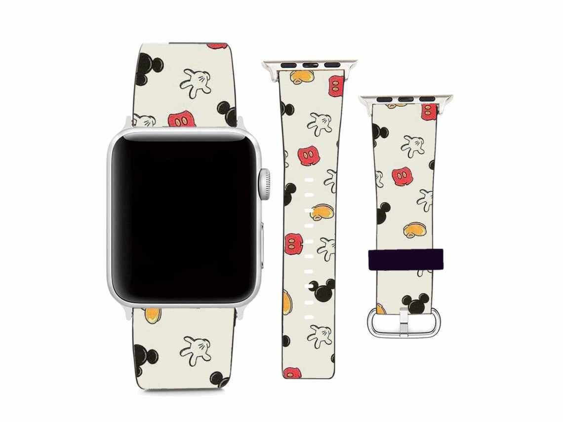 Mickey Mouse Apple Watch Band 38 40 42 44 mm Correa de reloj | Etsy