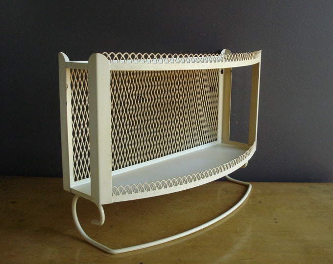 Vintage Metal Wall Shelf Vintage Ornate Bathroom Wall Shelf With Towel