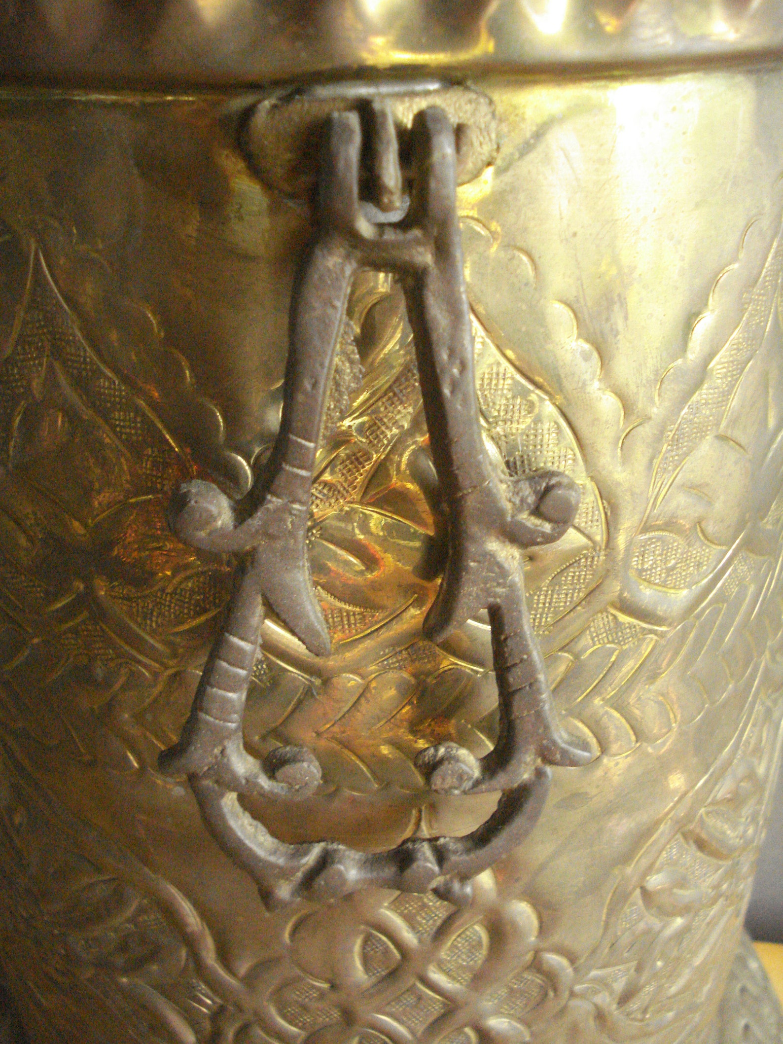 Vintage Brass Umbrella Holder Stand Tall Narrow Brass Etsy