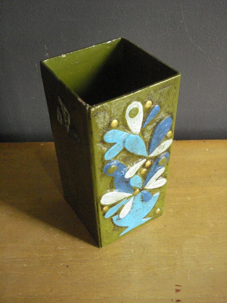 Vintage Fitz and Floyd Metal and Paper Mache Bookend and Etsy