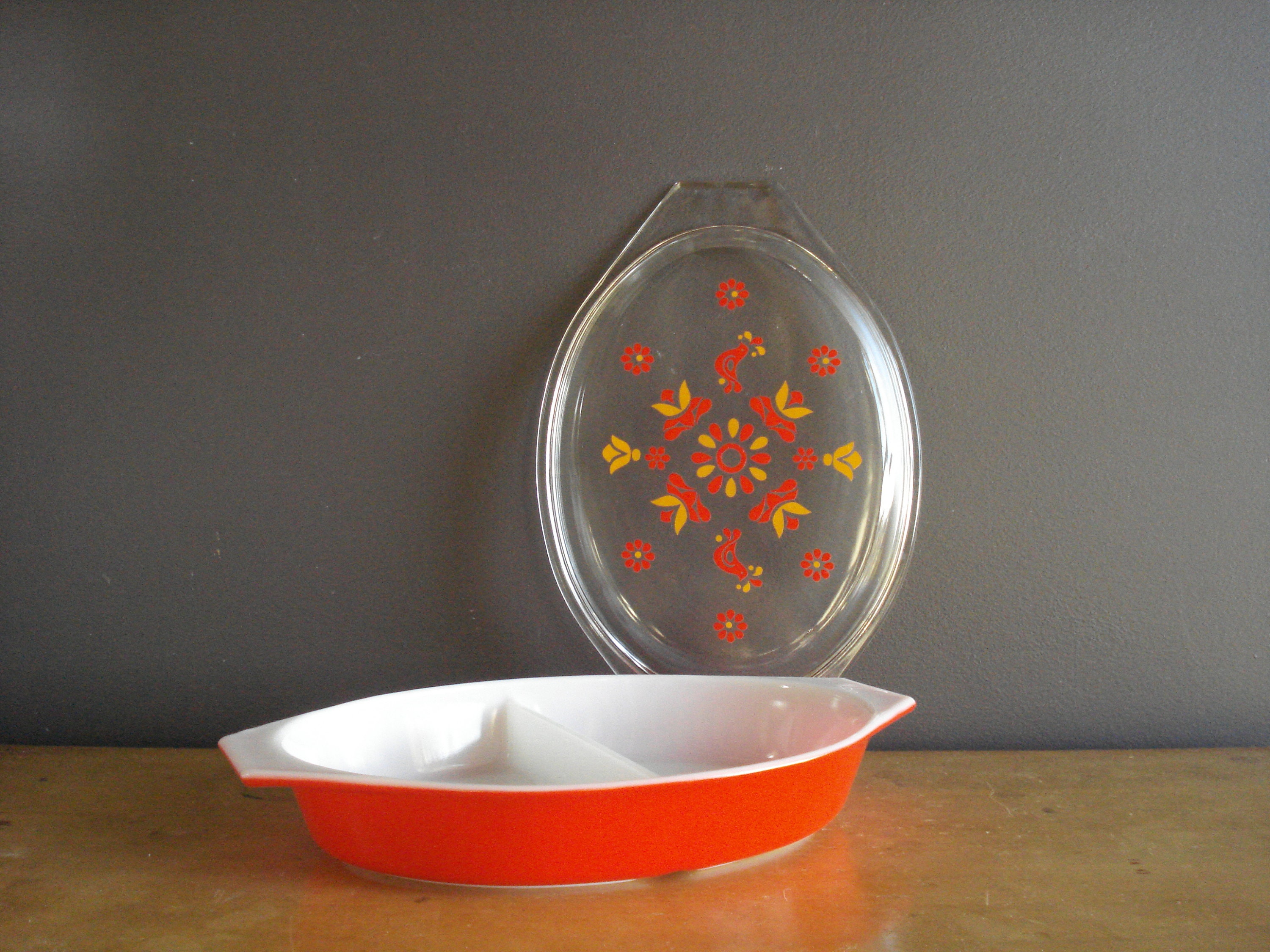 PYREX　トロピカル柄　昭和レトロ　超レア Lanikai】☆ PYREX トロピカル柄 昭和レトロ 超レア ☆ PYREX