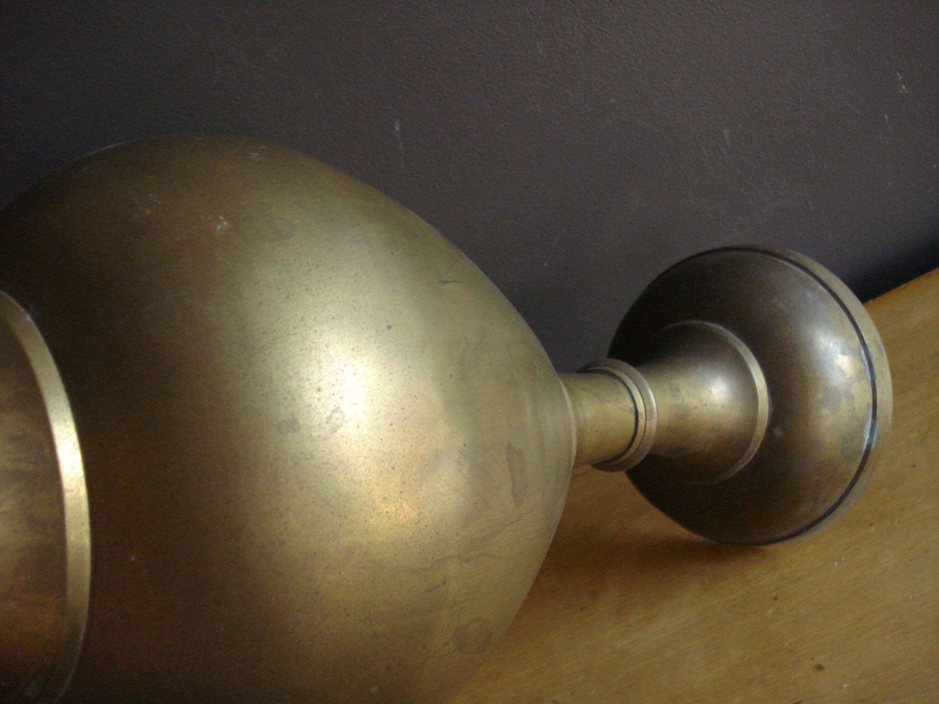 HUGE Vintage Brass Vase Tall Old Brass Vase Extra Large Etsy UK