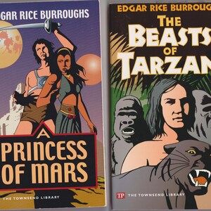 EDGAR RICE BURROUGH Paperbacks, Tarzan, Princess of Mars