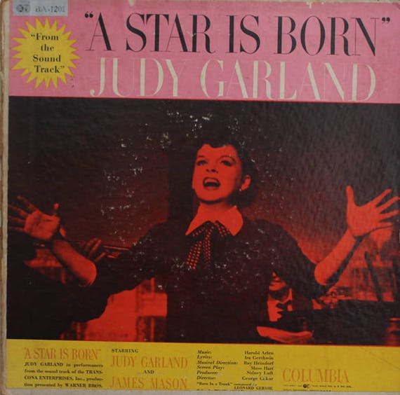 A Star Is Born Judy Garland Original Movie Soundtrack On 3 Etsy