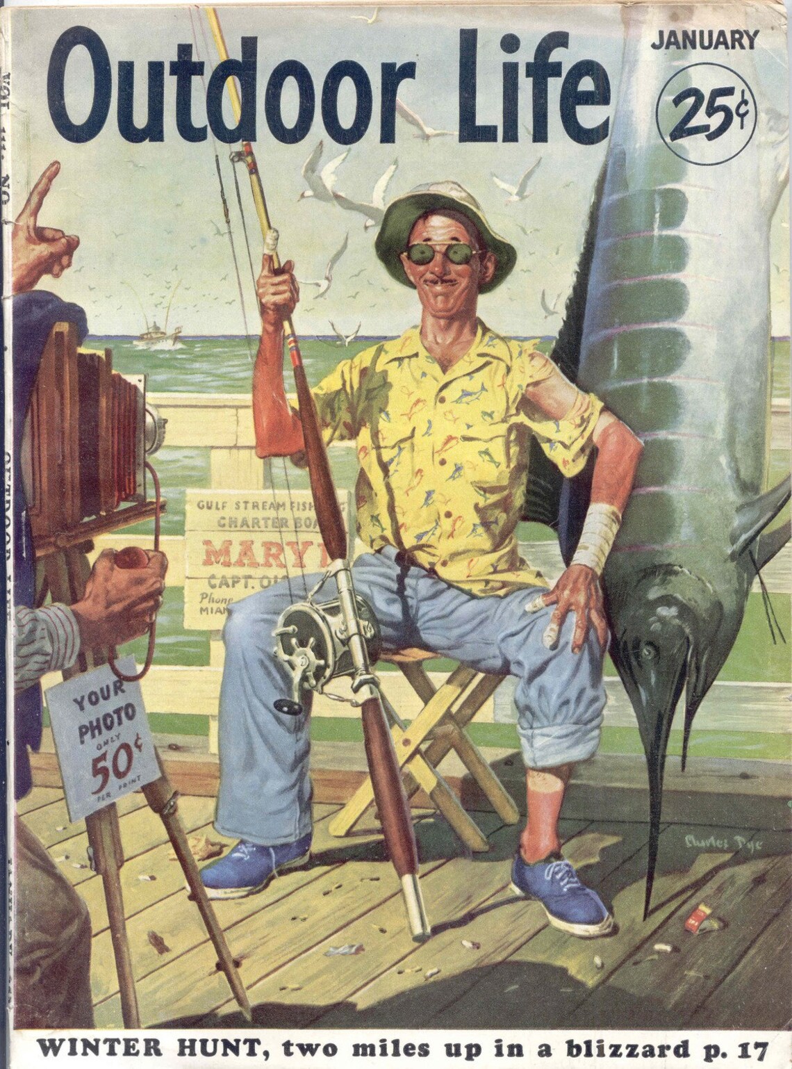 Vintage issue of OUTDOOR LIFE Magazine January 1953 Etsy