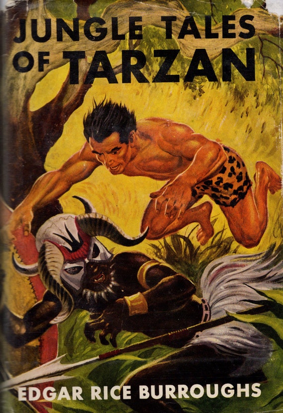 Vintage Tarzan Book Jungle Tales Of Tarzan - 