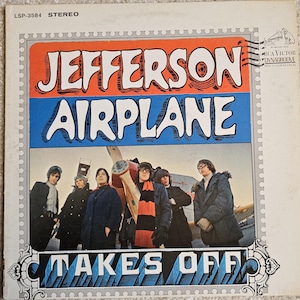 JEFFERSON AIRPLANE 1st LP, Jefferson Airplane Takes Off, 1966