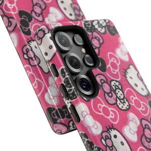 Hello Kitty Bow Pattern Phone Case | Tough Pink Cases image 9