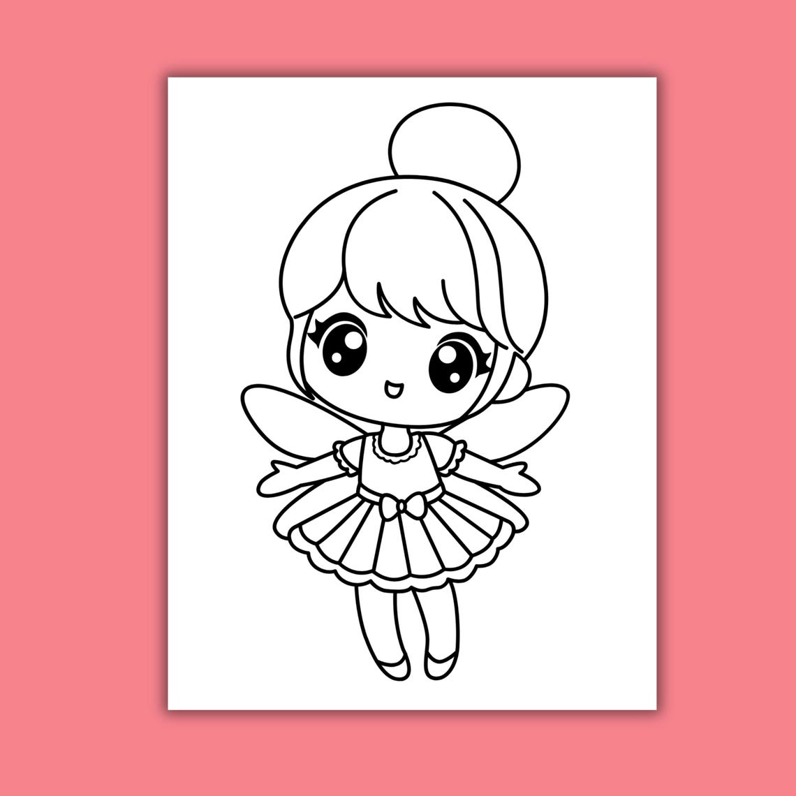 Kawaii Girls Coloring Pages 10 Cute Anime-inspired Girls in Fun Roles ...