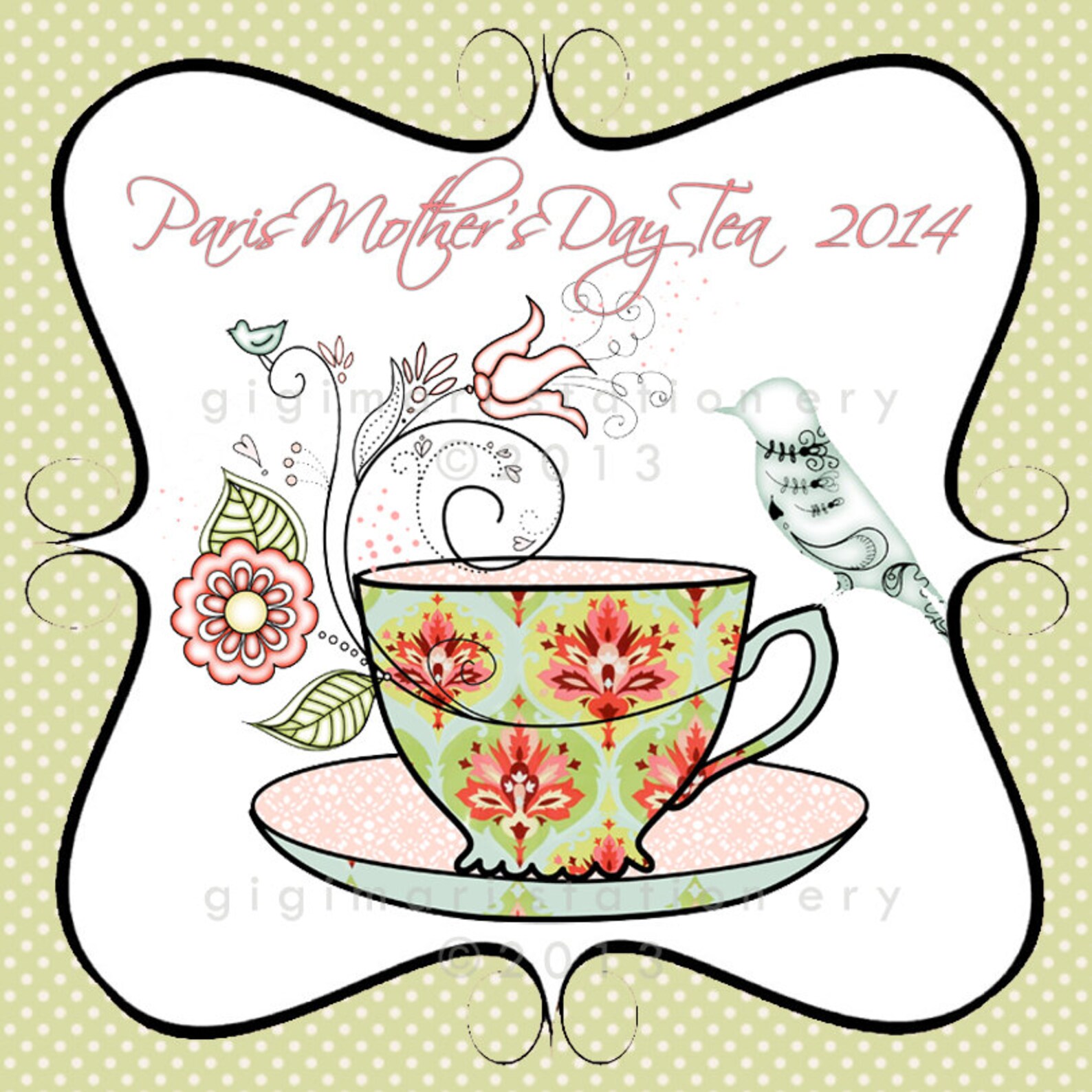 DIY Printable Tea Bag Cover Template Bridal shower tea bag Etsy