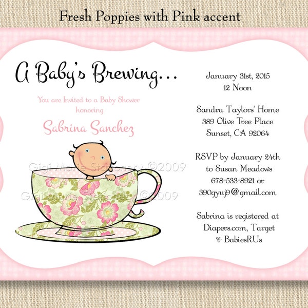 Ethnic Baby Shower Invitations Etsy