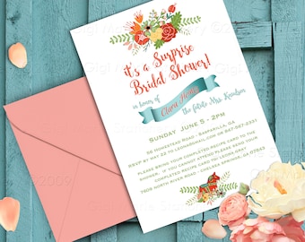 Swedish Wedding - Bridal - Birthday PRINTED INVITATIONS