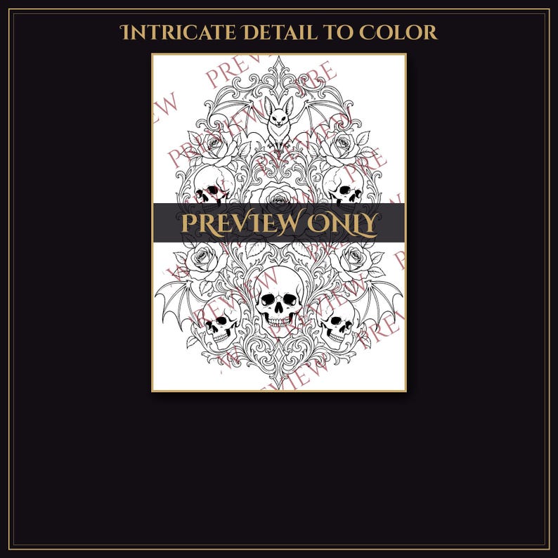 Coloring Sheets Roses Skuls Gothic Skull Coloring Pages, 25 Printable Skulls and Roses Sheets for ...