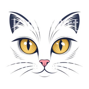 Occhi di gatto, logo, download digitale, alta risoluzione
