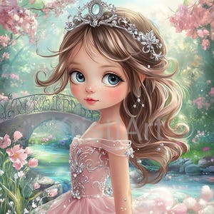 Principessa in vestito rosa