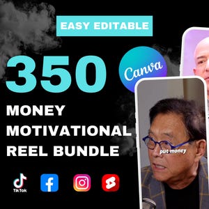 350 Movie Hustle Motivations-Video-Bundle | Postfertiger Inhalt | Instagram Reels, TikTok & YouTube Shorts, Canva DFY Video Content