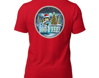 Festive Largemouth Bass Graphic T-Shirt