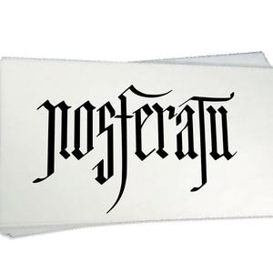 Nosferatu Sticker Vinyl Decal Transfer