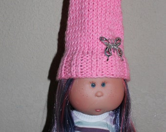 GNOME Nines D'Onil doll Mia and Mio hand knit hat