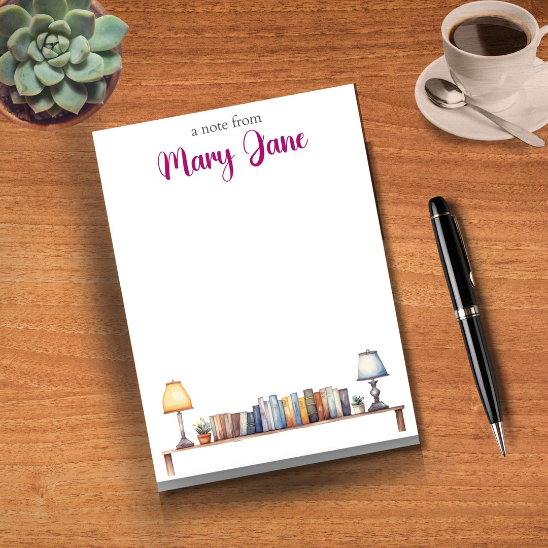 Teacher Personalized Notepad – Custom Note Pad for Gifts, Office ...
