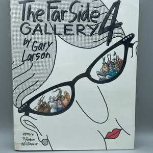 The Far Side Gallery 4 hardcover with dust jacket published 1993 by Gary Larson comic book art