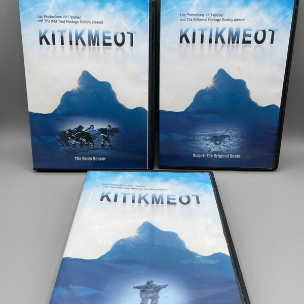 Kitikmeot Canadian Inuit documentary DVDs by Les Productions Vic Pelletier Uvajuk The Origin of Death, Journey of the Stone, The Drum Dancer