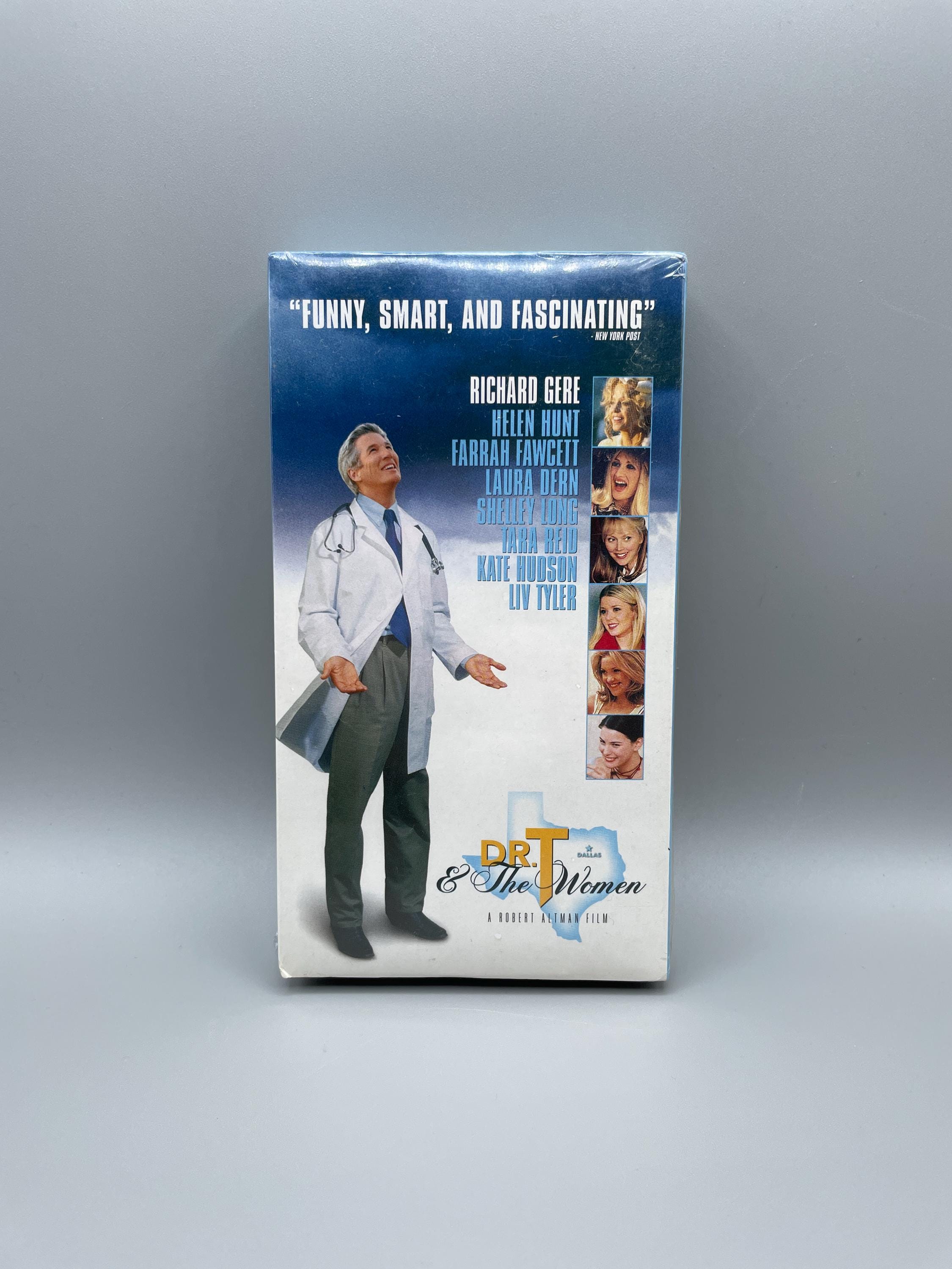 VHS Dr. T & the Woman a Robert Altman film starring Richard Gere, Helen Hunt, Farrah Fawcett, Laura Dern, Kate Hudson, Liv Taylor