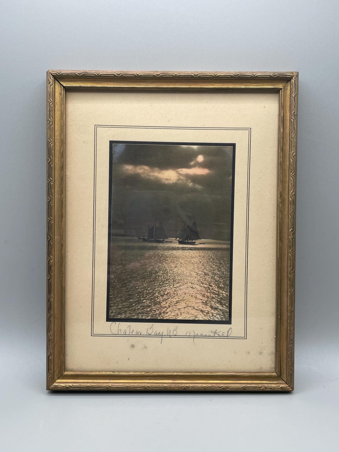 W.R. Macaskill Antique Signed Original Framed Photograph Titled ...