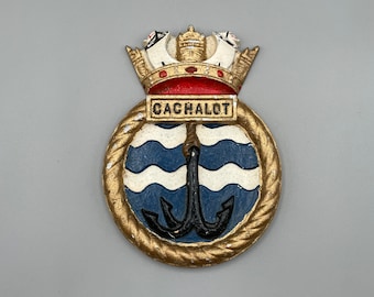 HMS ヴィジラント - イギリス海軍潜水艦 - キャップバッジ ロゴ