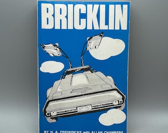 Vintage 1977 Bricklin Book by Fredericks & Chambers First Edition RARE New Brunswick Canadian Sports Car history