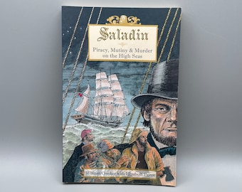 Saladin-piraterij, muiterij en moord op volle zee door William Crooker, historische roman die zich afspeelt in Nova Scotia