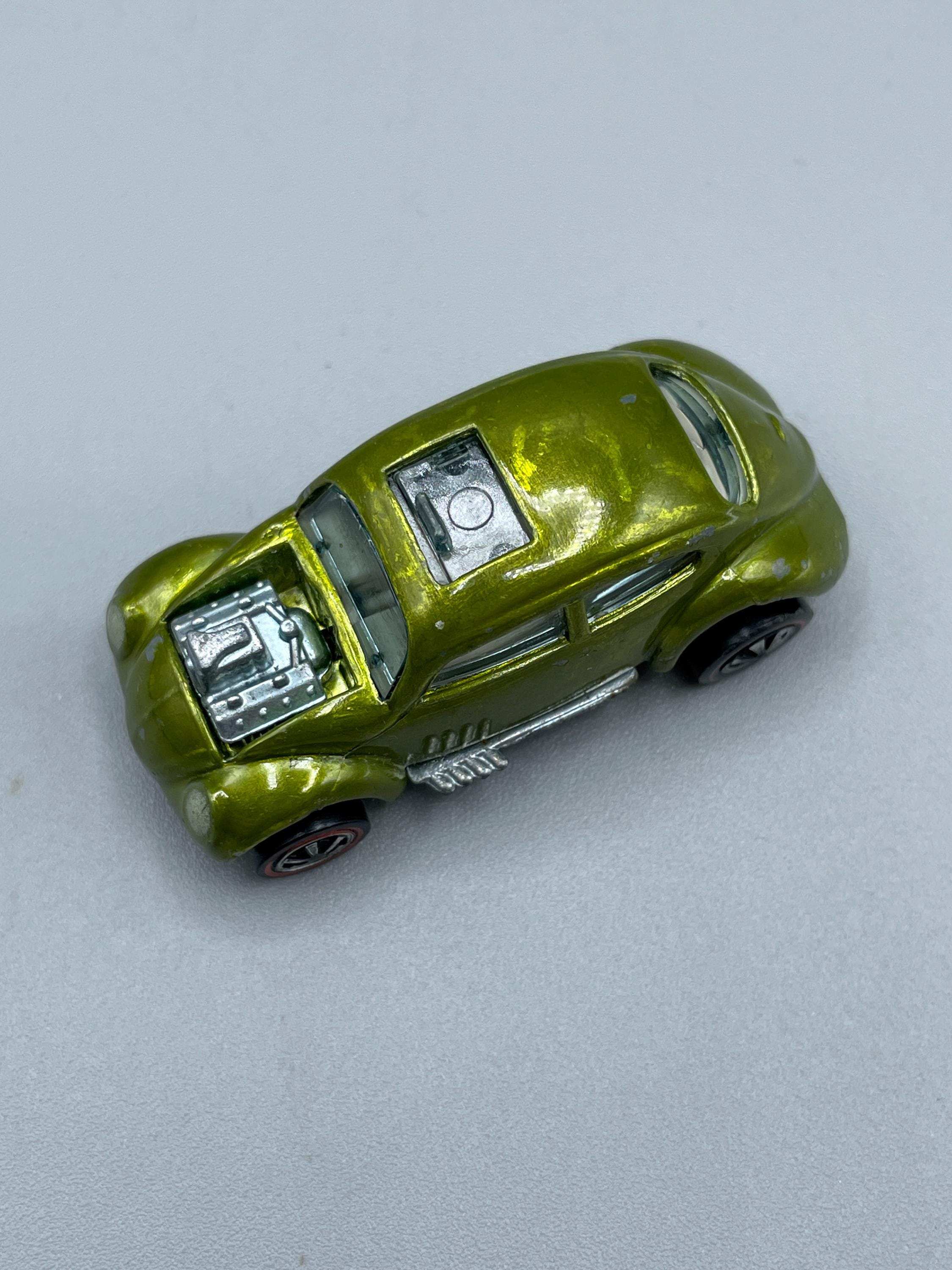 ホットウィール フォルクスワーゲン カスタム レッドライン 1967年 US版 Hot Wheels Redline 1967 Custom Volkswagen, Red, USA Base, Original
