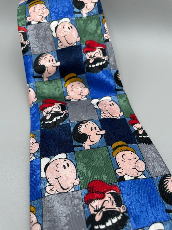 Vintage Popeye and Olive Oyl Hanna Barbera Neckti… - image 2