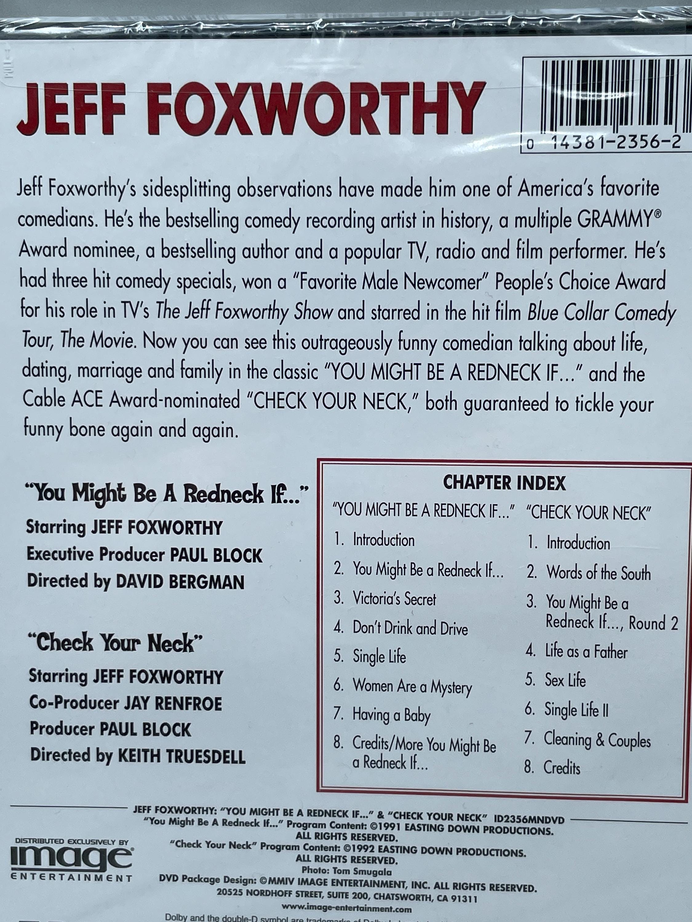 ジェフ・フォックスワーシー「あなたは田舎者かもしれない…そして首をチェックしてください」DVD 工場未開封新品 - Etsy 日本, image size:2250x3000