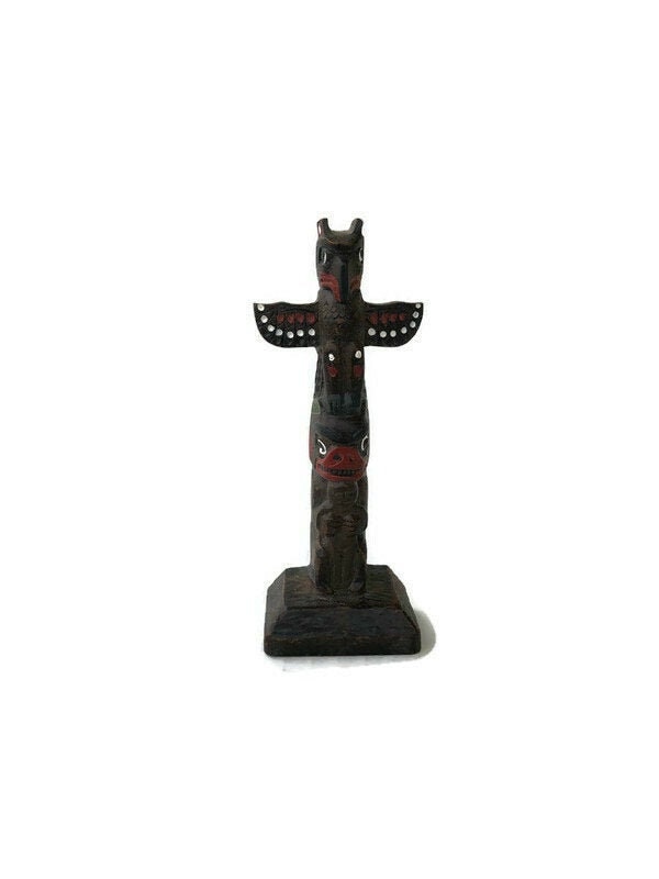 Totem Pole by Boma Canada Vintage Miniature 4.5 Inch Totem Pole by Boma Canada Vintage Miniature 4.5 Inch