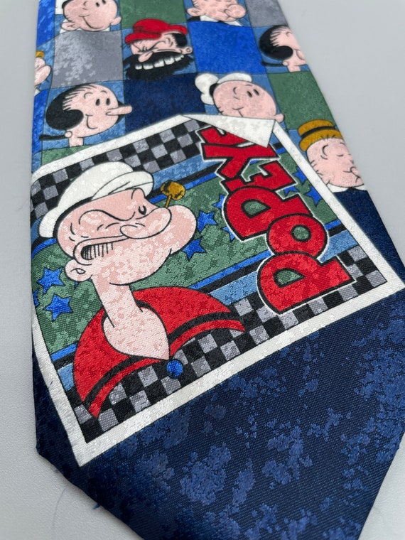 Vintage Popeye and Olive Oyl Hanna Barbera Neckti… - image 3