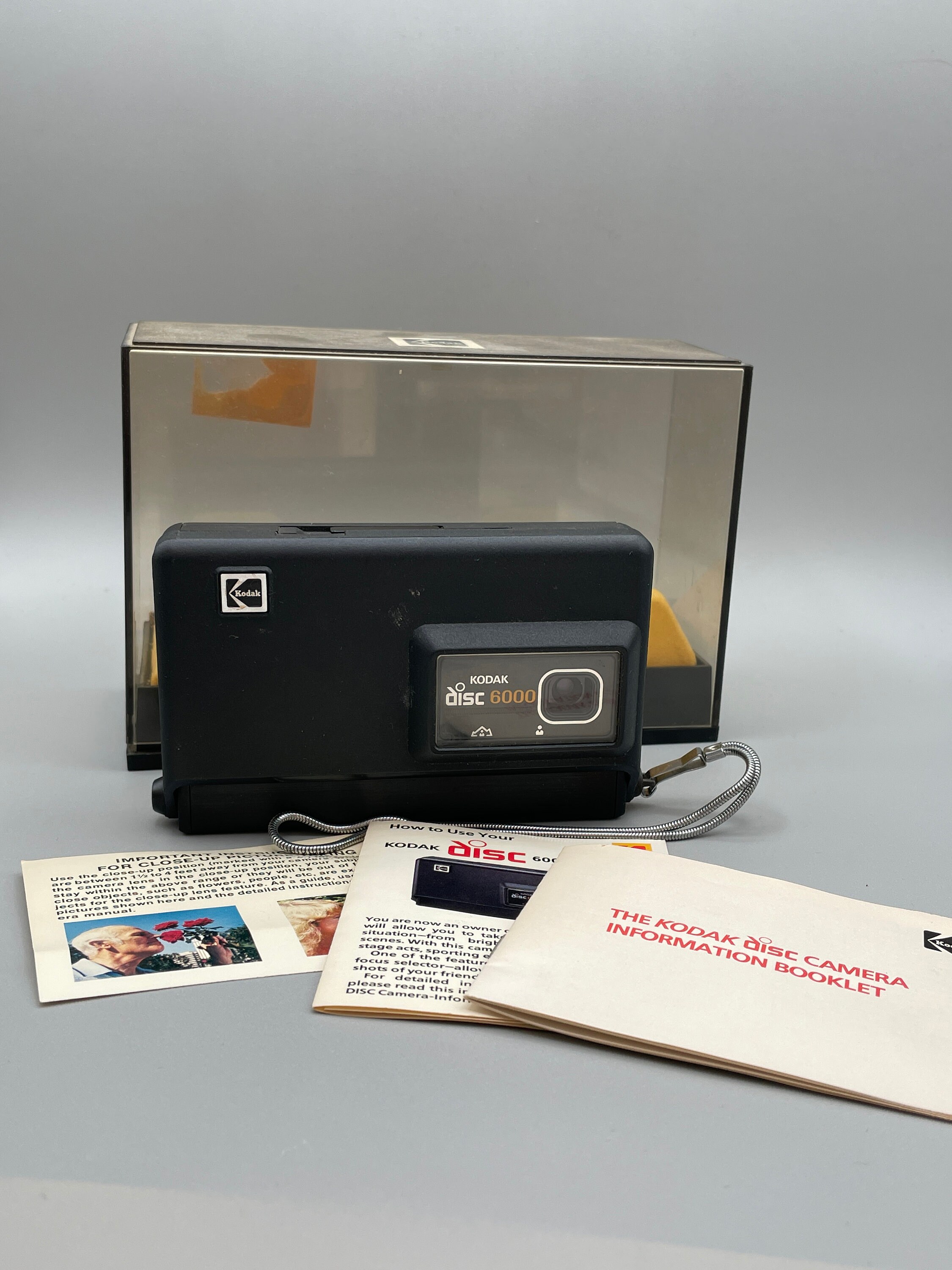 コダック ディスク 6000 カメラ、1980 年代の希少なビンテージ写真
