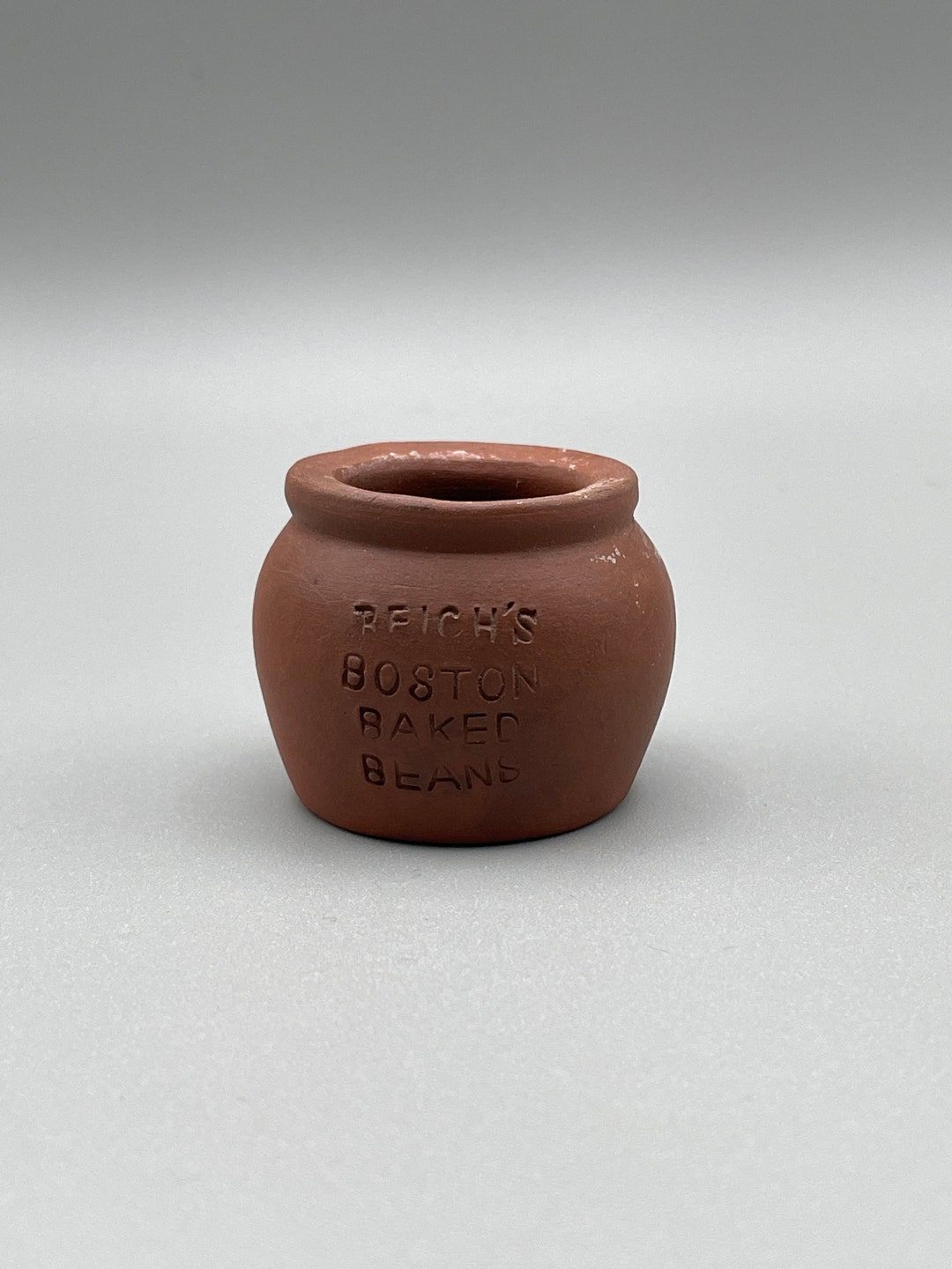 Vintage Reich's Boston Baked Beans Miniature Advertising Crock - Etsy