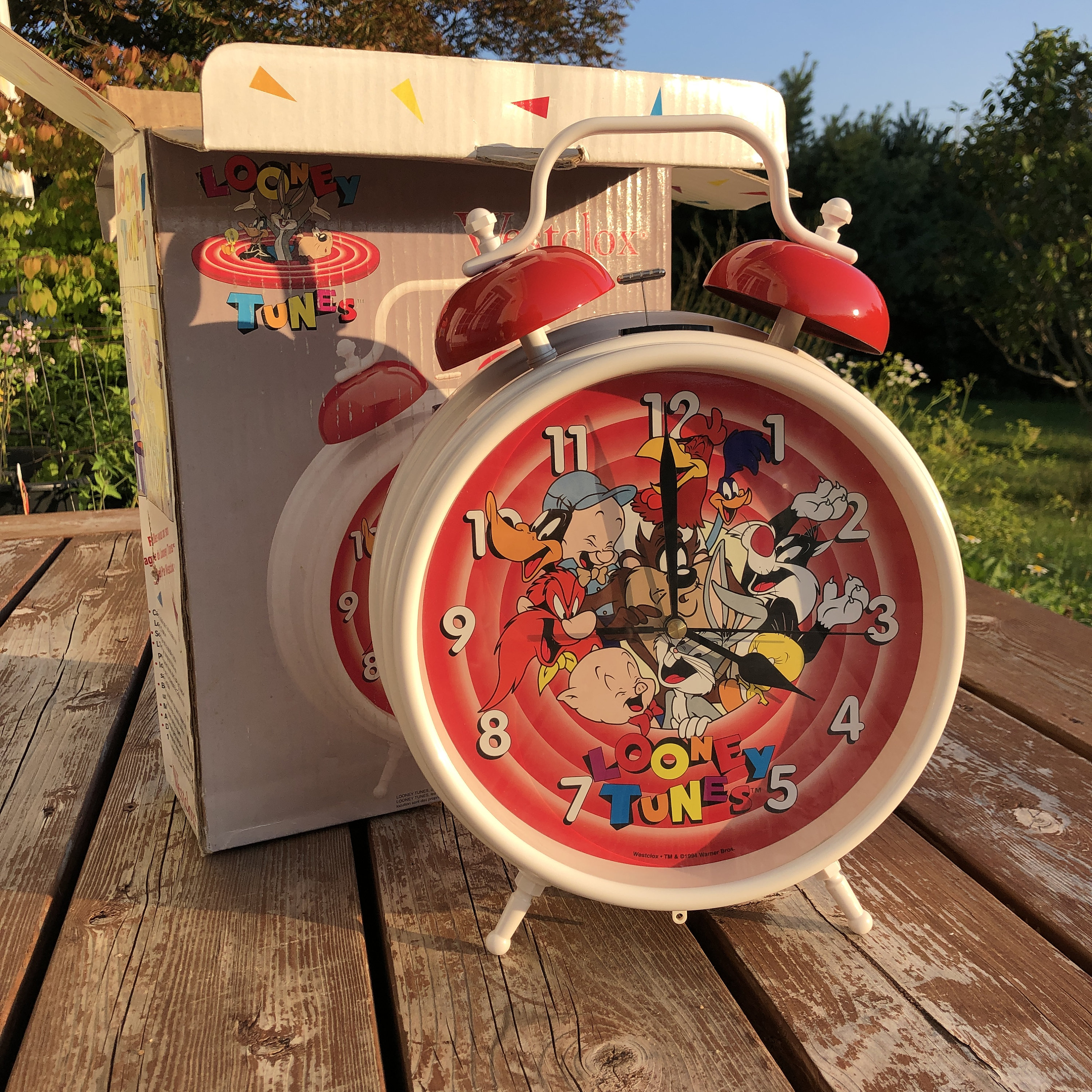 Vintage Looney Tunes Westclox Alarm Clock With Bells in Original