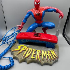 Spiderman Telephone - Etsy Canada