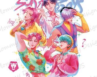 Saja Boys Boy Band PNG, Kpop Demon Hunters Movie Design, Demon Hunters