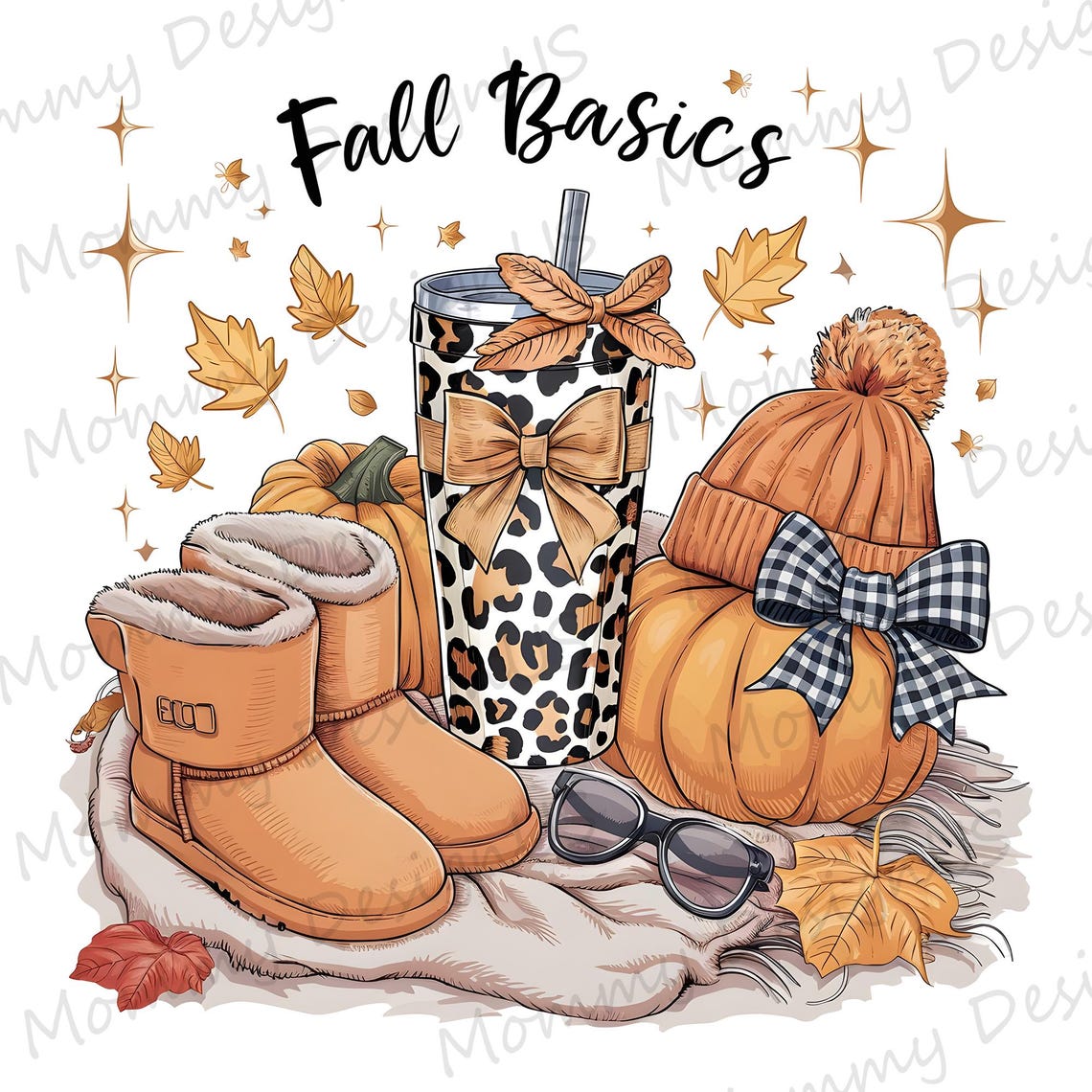 Fall Basic B Retro Fall Basics PNG | Fall Pumpkin Bow Design | Autumn Girly ...