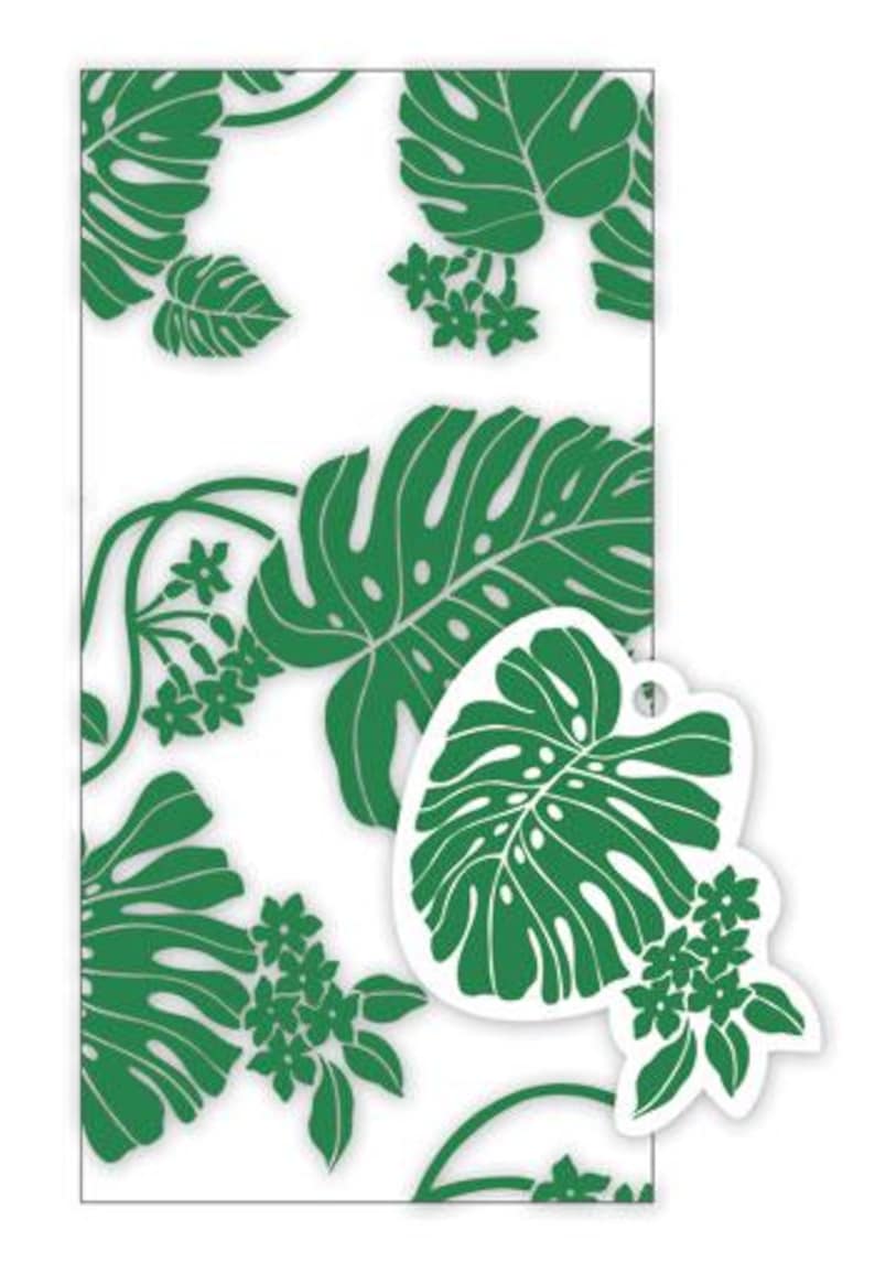 Candy Lei Kit Graduation Lei Birthday Lei Hibiscus Lei Pary Favors Monstera Lei Maile Lei Hawaiian Lei Aloha Mahalo Island Local Grindz Lei Monstera - Green