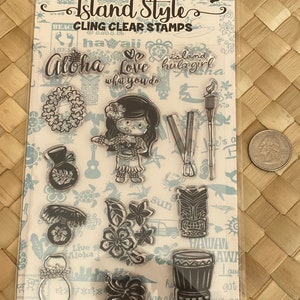 Hawaiian Art of Hula Postzegels Eiland Aloha Mahalo Ohana Hawaï Tropische Tiki Hibiscus Polynesische dans Tahitiaanse dans Lei