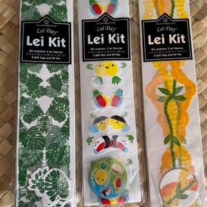 Kit de lei de dulces, lei de graduación, lei de cumpleaños, lei de hibisco, lei de plumeria, lei de monstera, lei maile, lei hawaiano, lei de Aloha Mahalo Island, lei de Local Grindz