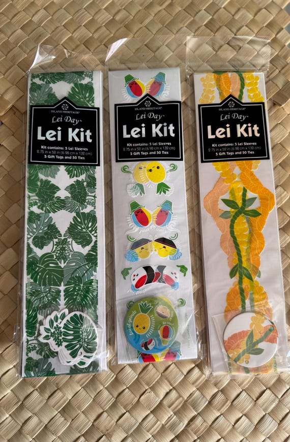 Candy Lei Kit Graduation Lei Birthday Lei Hibiscus Lei Plumeria Lei Monstera Lei Maile Lei Hawaiian Lei Aloha Mahalo Island Local Grindz Lei