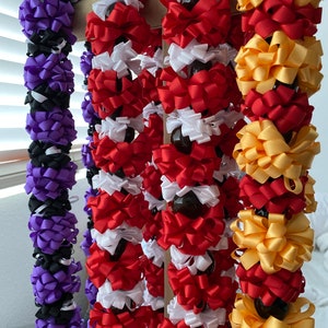 Lei Pono handcrafted by Leilani Graduation Lei Hawaiian Ribbon Lei Hawaiian Lei Birthday Lei Braided Lei Ribbon Lei Kukui Nuts Retirement