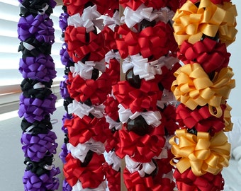Lei Pono handcrafted by Leilani Graduation Lei Hawaiian Ribbon Lei Hawaiian Lei Birthday Lei Braided Lei Ribbon Lei Kukui Nuts Retirement