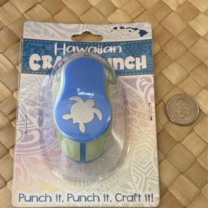 Hawaiian Craft Punch Honu Meeresschildkröteninsel Aloha Mahalo Hawaii Tropisch Polynesier Pazifikinsular Scrapbooking Kartenherstellung Polynesien